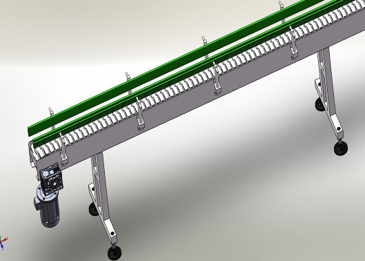 Customized Slat Chain Conveyor for Different Material Handling Needs