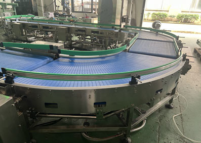 Stainless Steel Frame Modular Conveyor for Material Transfer