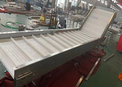Stainless Steel Frame Modular Conveyor for Material Transfer