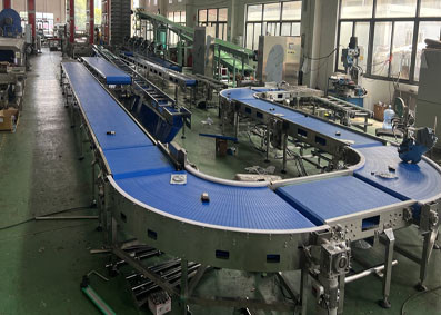 POM Flat Plate Belt Modular Conveyor for Sale