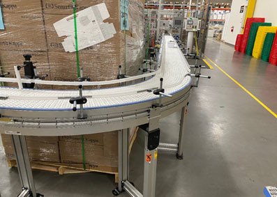 POM Flat Plate Belt Modular Conveyor for Sale