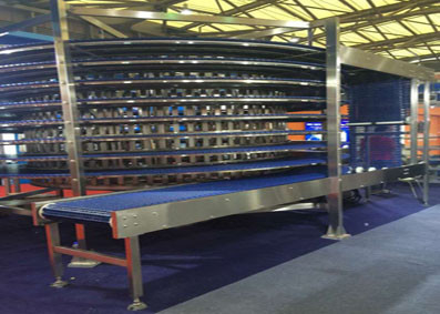 Spiral Cooling Tower Modular Spiral Conveyor for Food