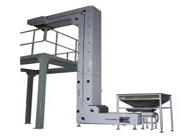 Stainless Steel Bucket Elevator Z Type Bucket Conveyor For Food Indutry