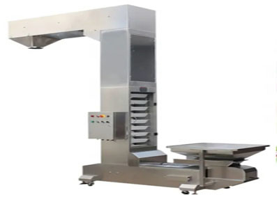 Stainless Steel Bucket Elevator Z Type Bucket Conveyor For Food Indutry
