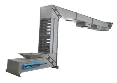 Stainless Steel Bucket Elevator Z Type Bucket Conveyor For Food Indutry