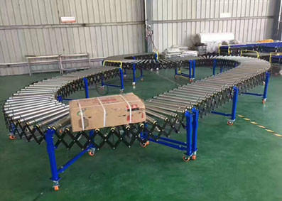 Telescopic Flexible Conveyor for Easy and Quick Truck Loading and Unloading