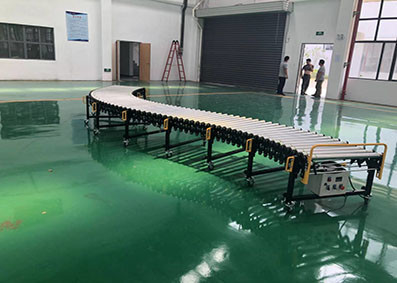 Stainless Steel Motorized Flexible Extendable Roller Conveyor for Industry