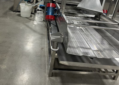 Zzgenerate Freezer Assembly Line Stainless Steel Slat Chain Conveyor for Sale