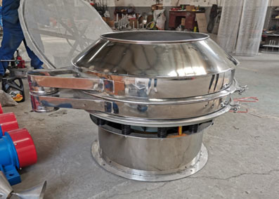 Zzgenerate Stainless Steel Round Vibrating Screen Machine For Resin Powder