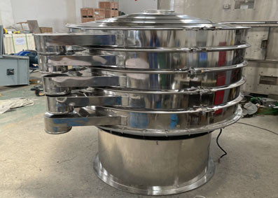Zzgenerate Stainless Steel Round Vibrating Screen Machine For Resin Powder