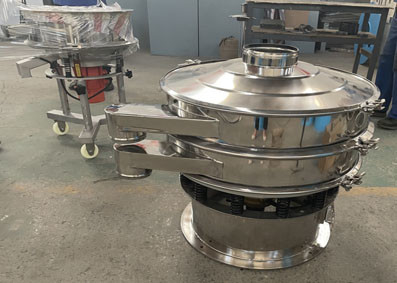 Zzgenerate Stainless Steel Round Vibrating Screen Machine For Resin Powder