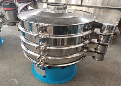 Zzgenerate Stainless Steel Round Vibrating Screen Machine For Resin Powder