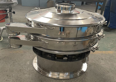 Zzgenerate Stainless Steel Round Vibrating Screen Machine For Resin Powder