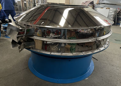 Sieving Zinc Dust Rotary Vibrating Sieve Machine