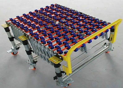 Unpowered Explandable Roller Conveyor Skate Wheel Conveyor with Various Shapes