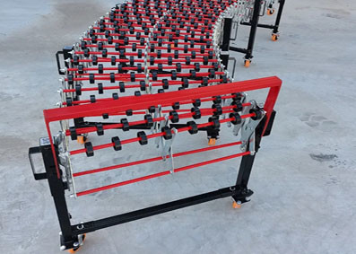 Unpowered Explandable Roller Conveyor Skate Wheel Conveyor with Various Shapes