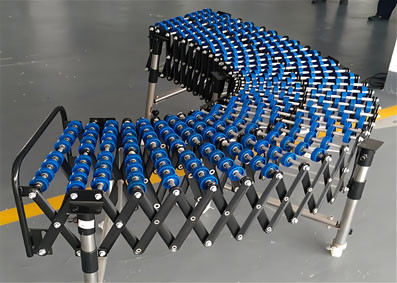 Unpowered Explandable Roller Conveyor Skate Wheel Conveyor with Various Shapes