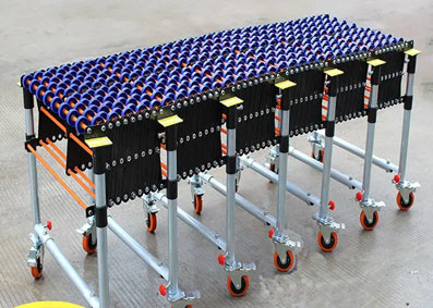 Unpowered Explandable Roller Conveyor Skate Wheel Conveyor with Various Shapes