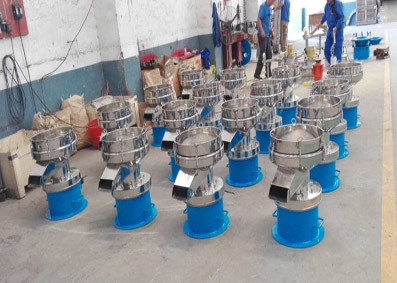 450mm Diameter Rotary Vibrating Sifter Liquid Filter Vibro Screen