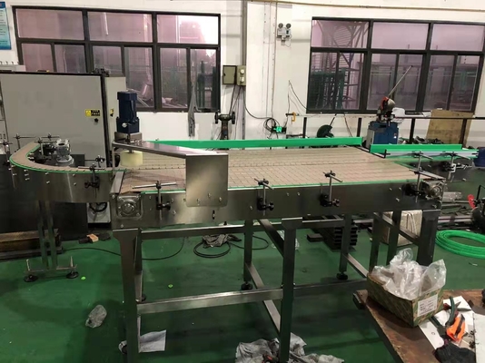 Zzgenerate Slat Chain Conveyor System Accumulating Table for Cans/Bottles