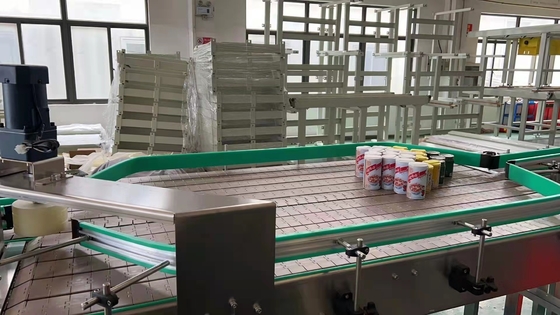 Zzgenerate Slat Chain Conveyor System Accumulating Table for Cans/Bottles