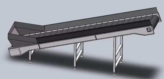 Adjustable Speed Carbon Steel/Stainless Steel Belt Conveyor for Sale