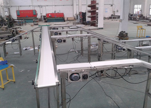Adjustable Speed Carbon Steel/Stainless Steel Belt Conveyor for Sale