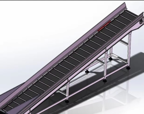 Customizable Speed PVC or PU Belt Conveyor with Adjustable Height