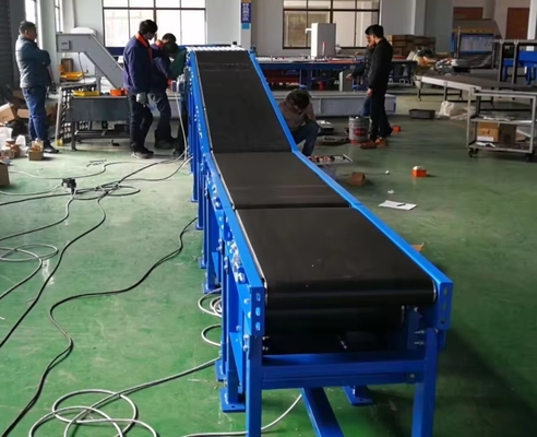 Customizable Speed PVC or PU Belt Conveyor with Adjustable Height