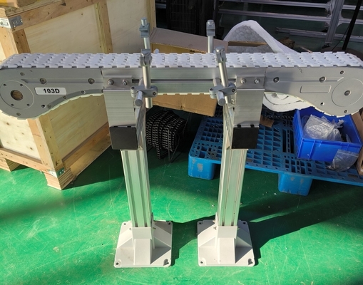 Aluminum Frame Wire Mesh Belt Conveyor for Material Transfer