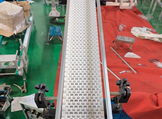 Aluminum Frame Wire Mesh Belt Conveyor for Material Transfer